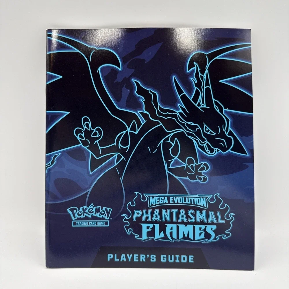 Phantasmal Flames ME Pokemon TCG Elite Trainer Box Player's Guide Unmarked